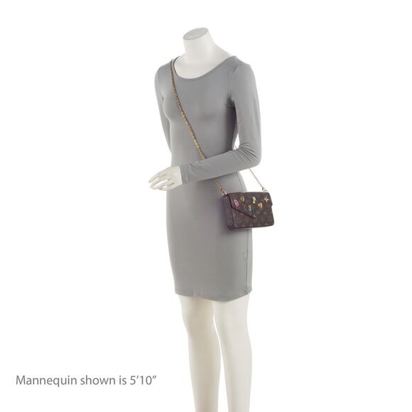 Louis Vuitton Monogram Canvas Love Lock Felicie Pochette - Picture 5 of 15